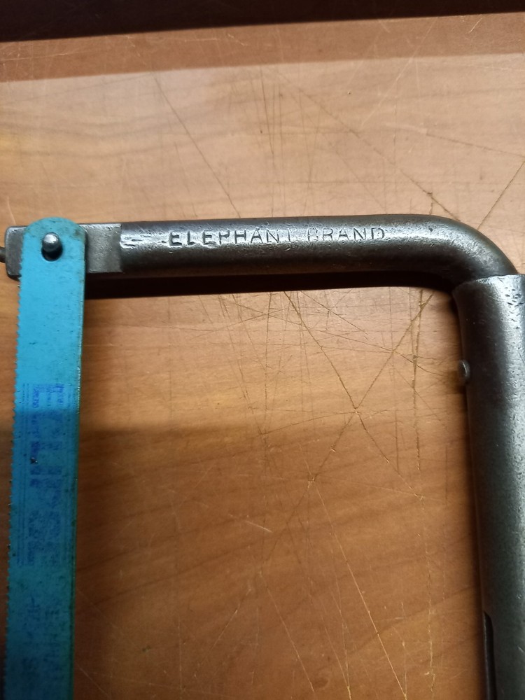 Vintage Elephant Brand (Tyzack?) Adjustable Hack Saw