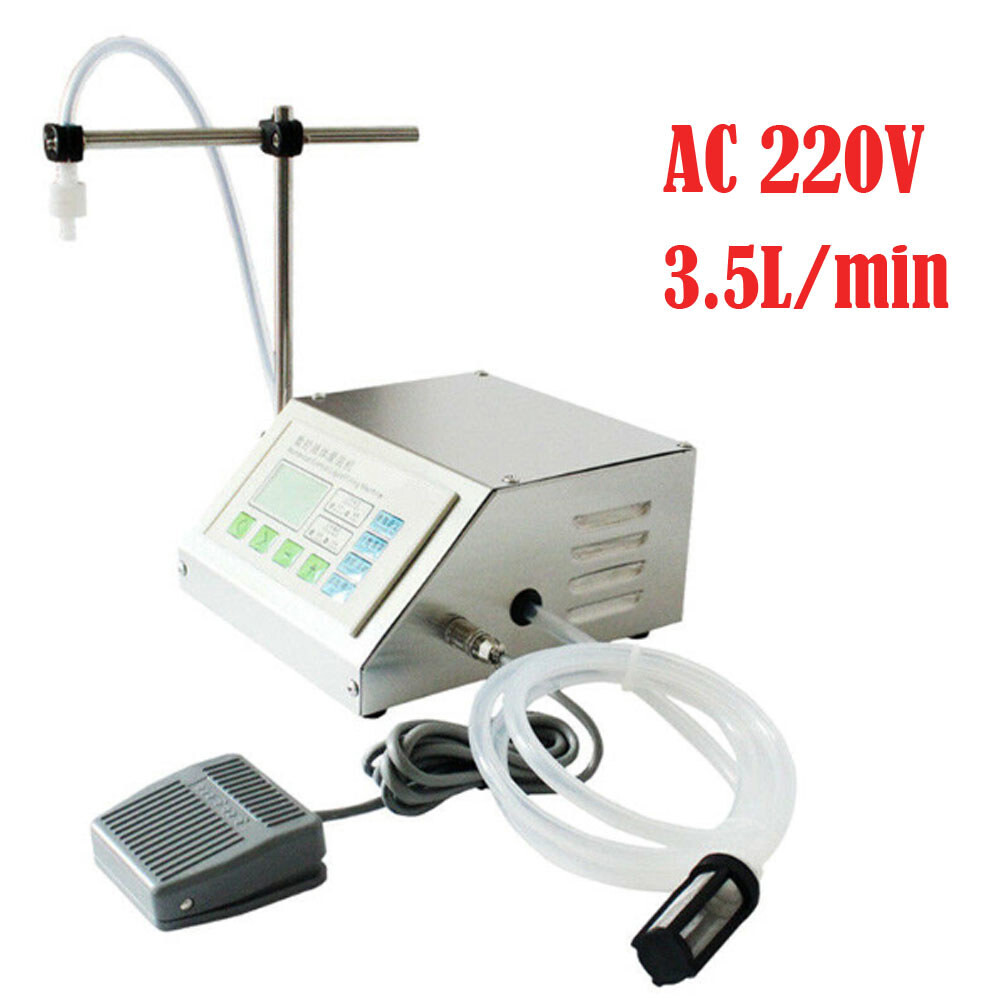 220V Liquid Quantitative Filling Machine Precision Auto Liquid Canning Machine
