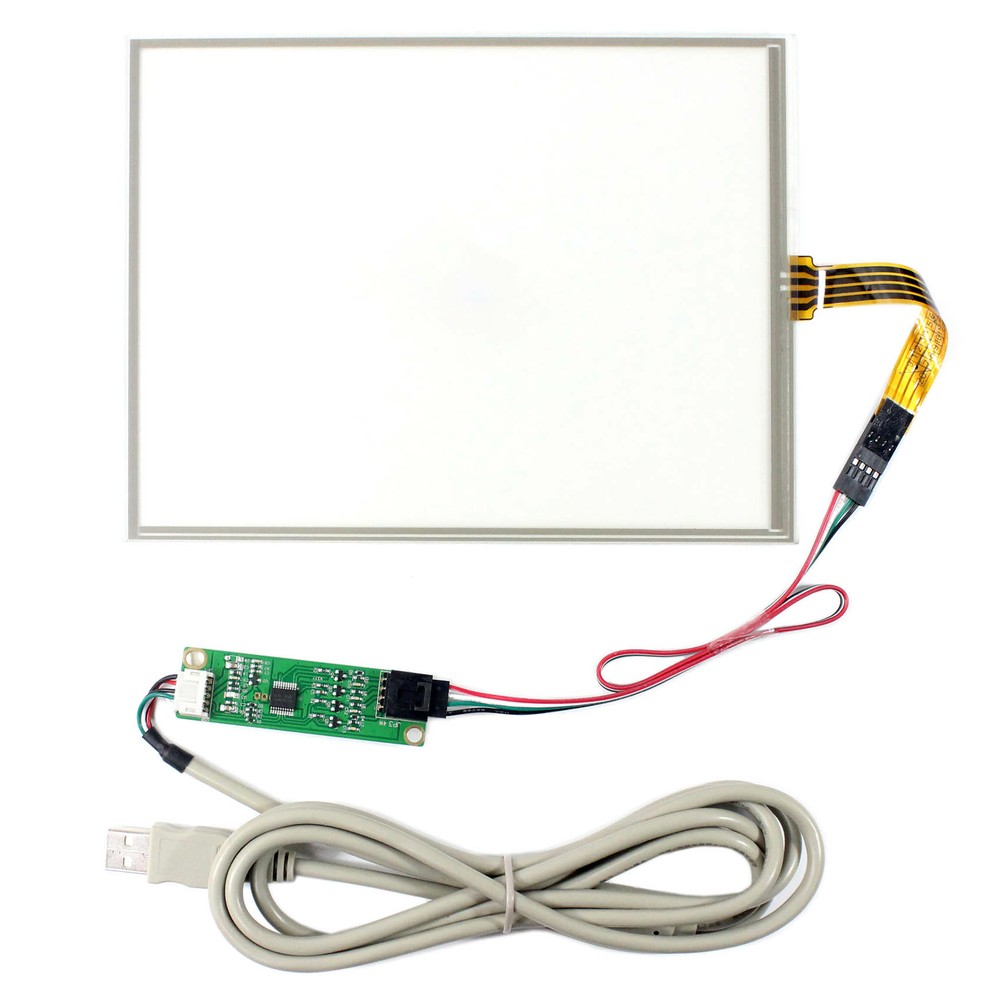 8.4" 4 Wire resistive Touch Sensor USB Controller  For 8.4inch 800x600 LCD Panel