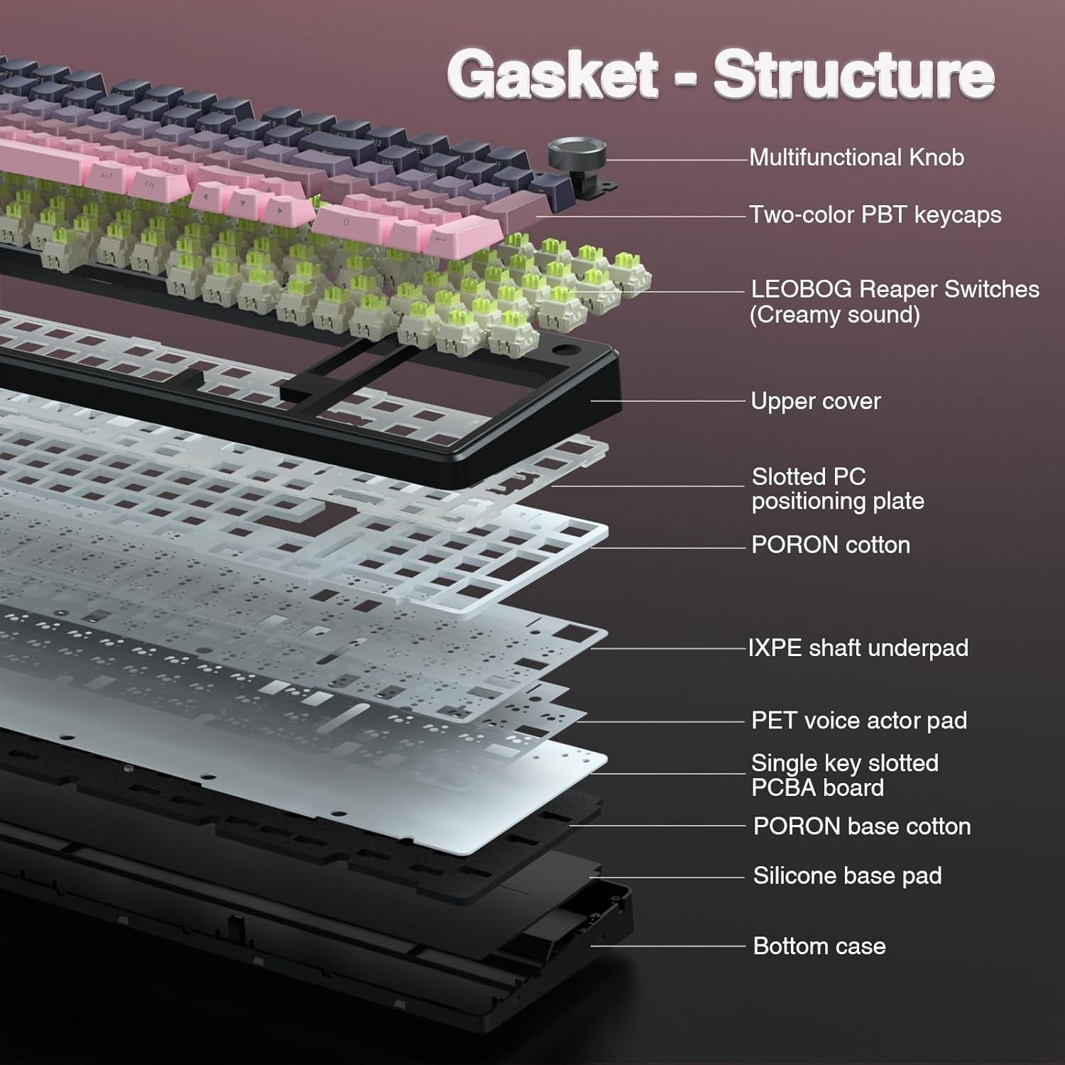 AULA F99/F99 Pro Tri-mode Wireless Mechanical Keyboard RGB Hot Swappable Custom