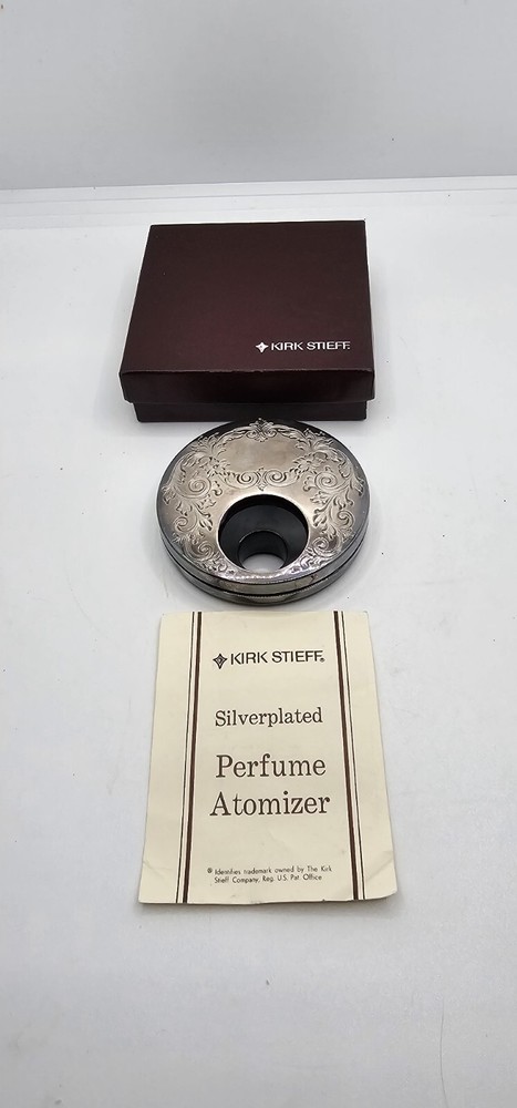 Kirk Stieff Silver Plated Perfume Atomizer