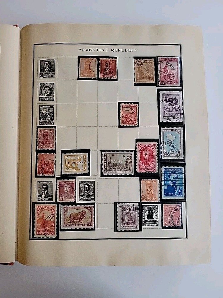 Modern Postage Stamp Album Fully Illustrated 1925 Edition