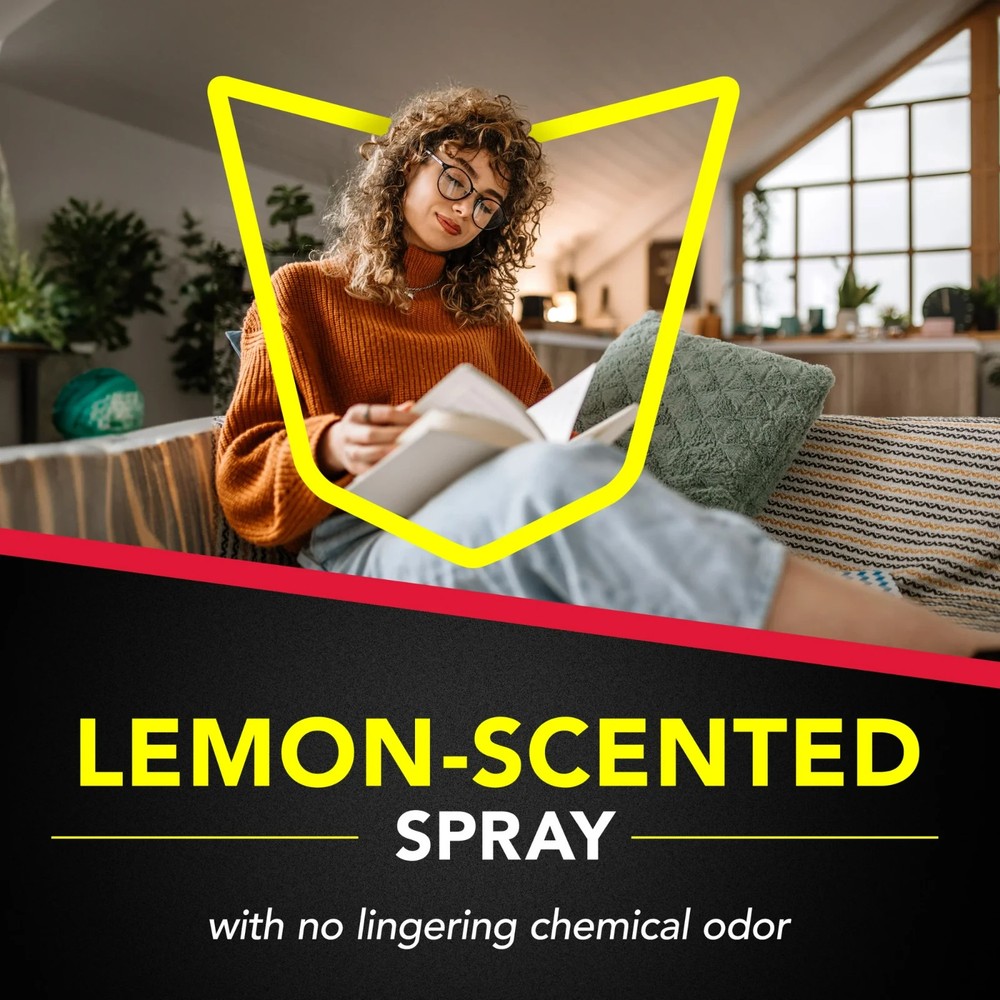 Raid Ant & Roach Killer Spray for bugs, Keeps Killing for Weeks, Lemon Scent