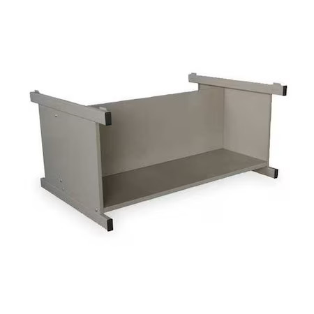 Flat File Cabinet Base, Open Base, Putty, 2Cle1