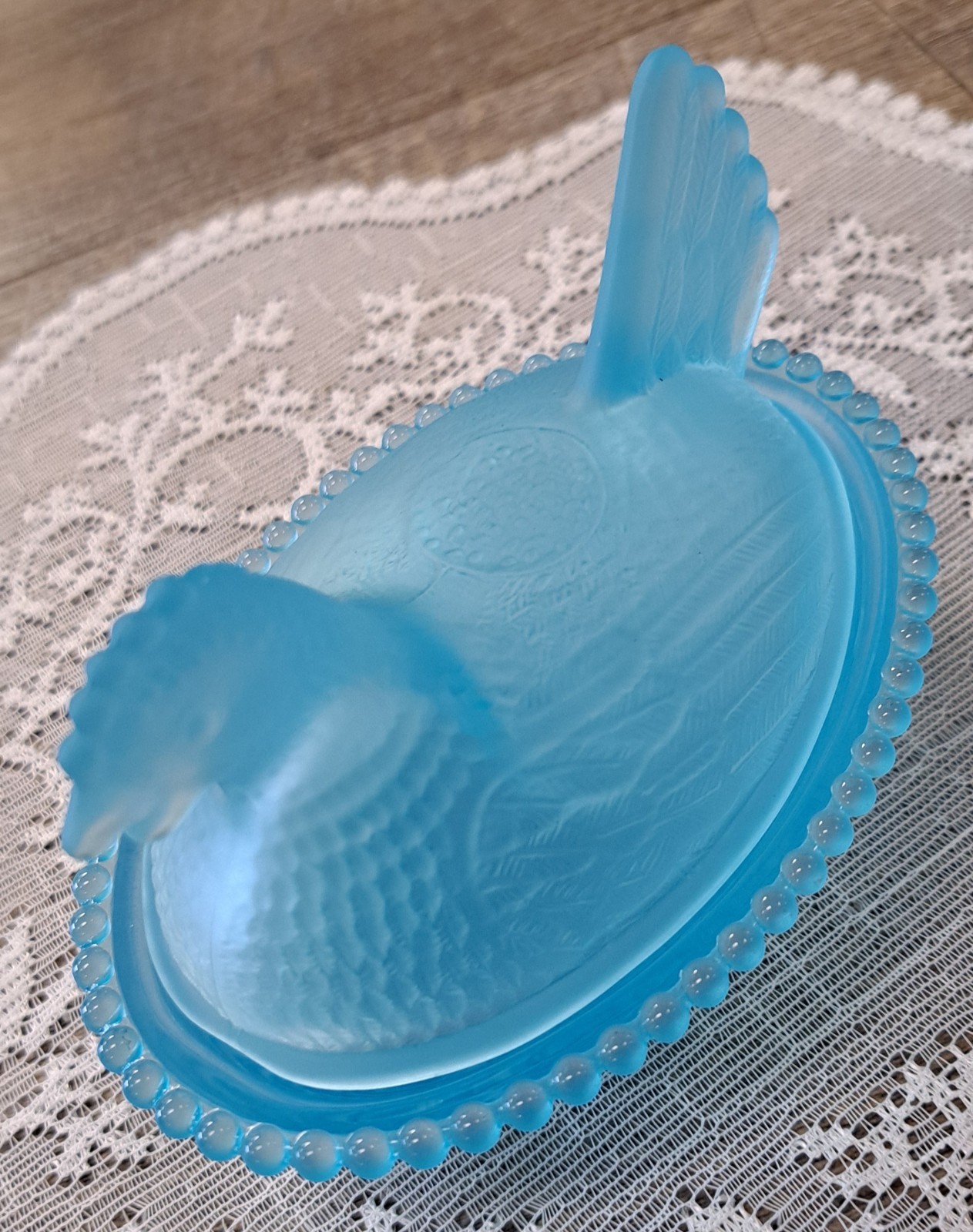 Set Of 6 Hen On Nest, COMPLETE SET OF SATIN ROSE'S CLOSET