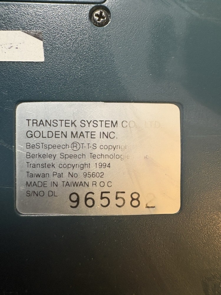 1994 Golden VEC-888 Multi-language Dictionary/organizer