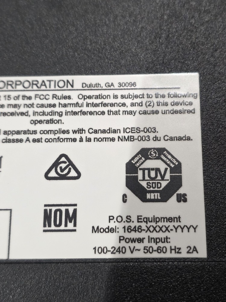 NCR 1646 Series Electronic Payment Controller With Cord