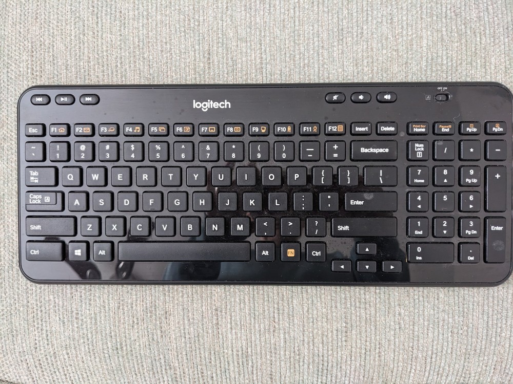 Logitech K360 Wireless Keyboard with unifying receiver