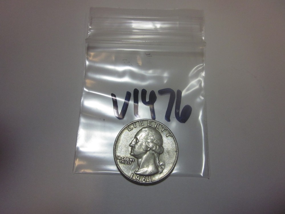 1961 D Washington Silver Quarter 90% Silver
