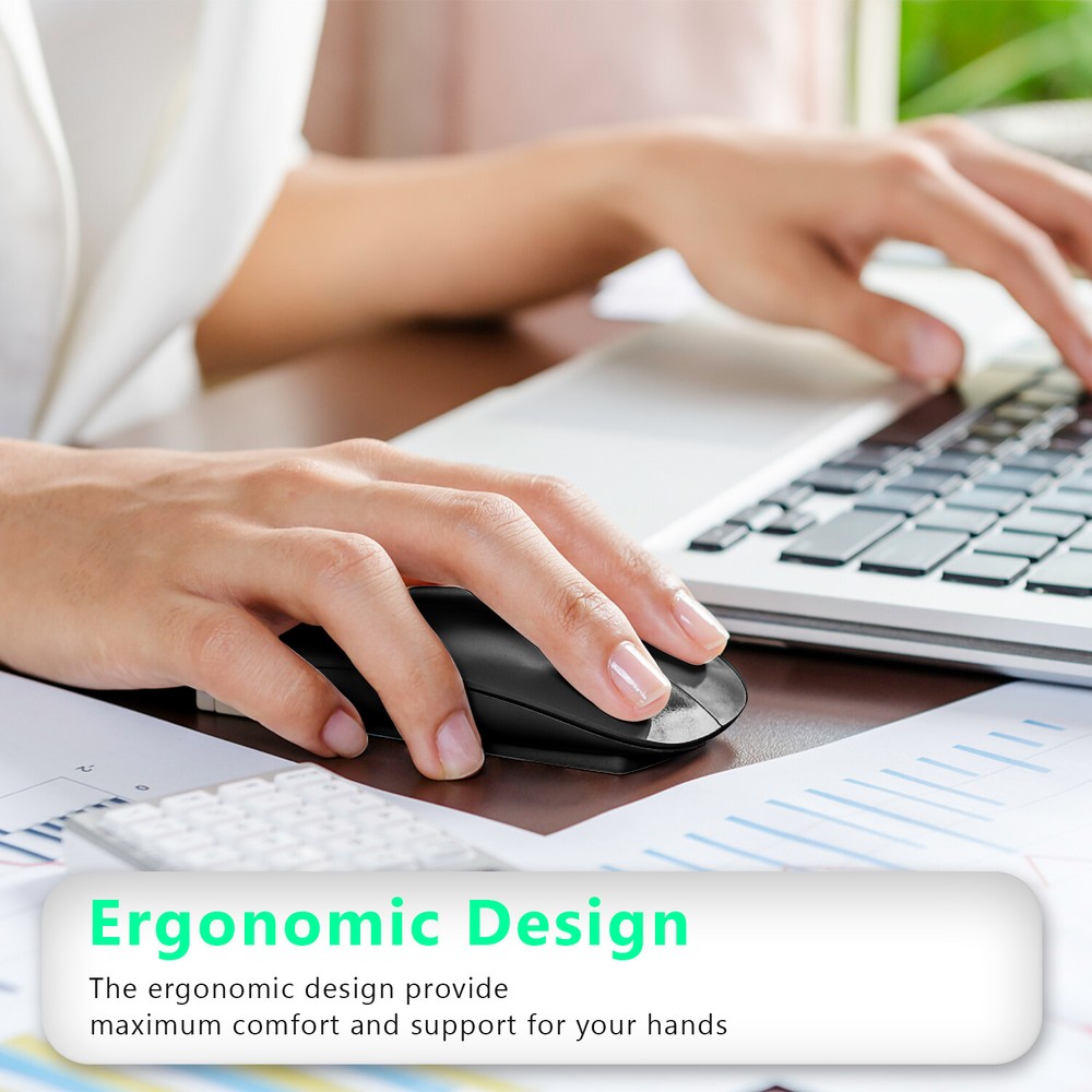 Slim Mini Wireless Keyboard Bluetooth/ Mouse For PC Laptop Mac iOS iPhone Tablet