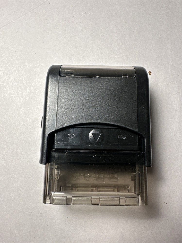 Excel Mark Self-Inking Rubber Stamp FYI Red Ink A1539