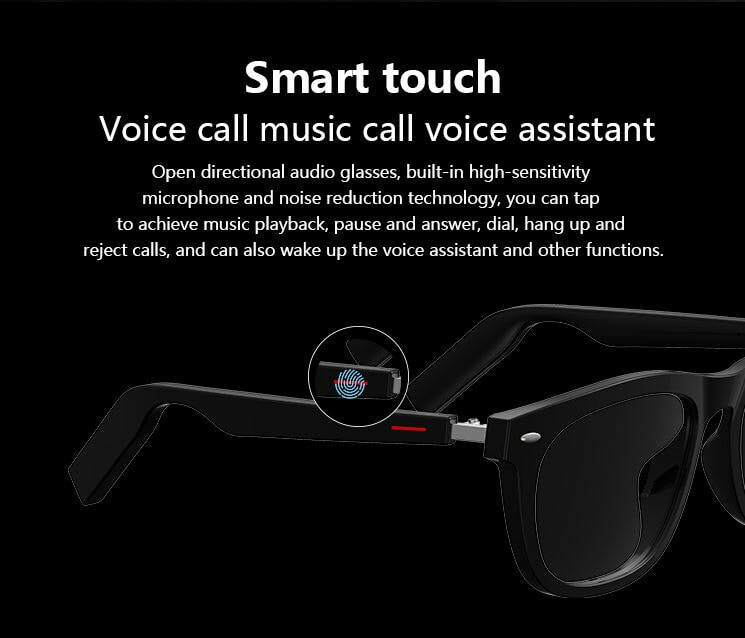 E9 Smart Bluetooth Sunglasses (IPX5 Waterproof)