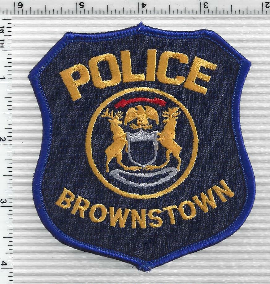 Brownstown Police (Michigan) 2nd Issue Shoulder Patch