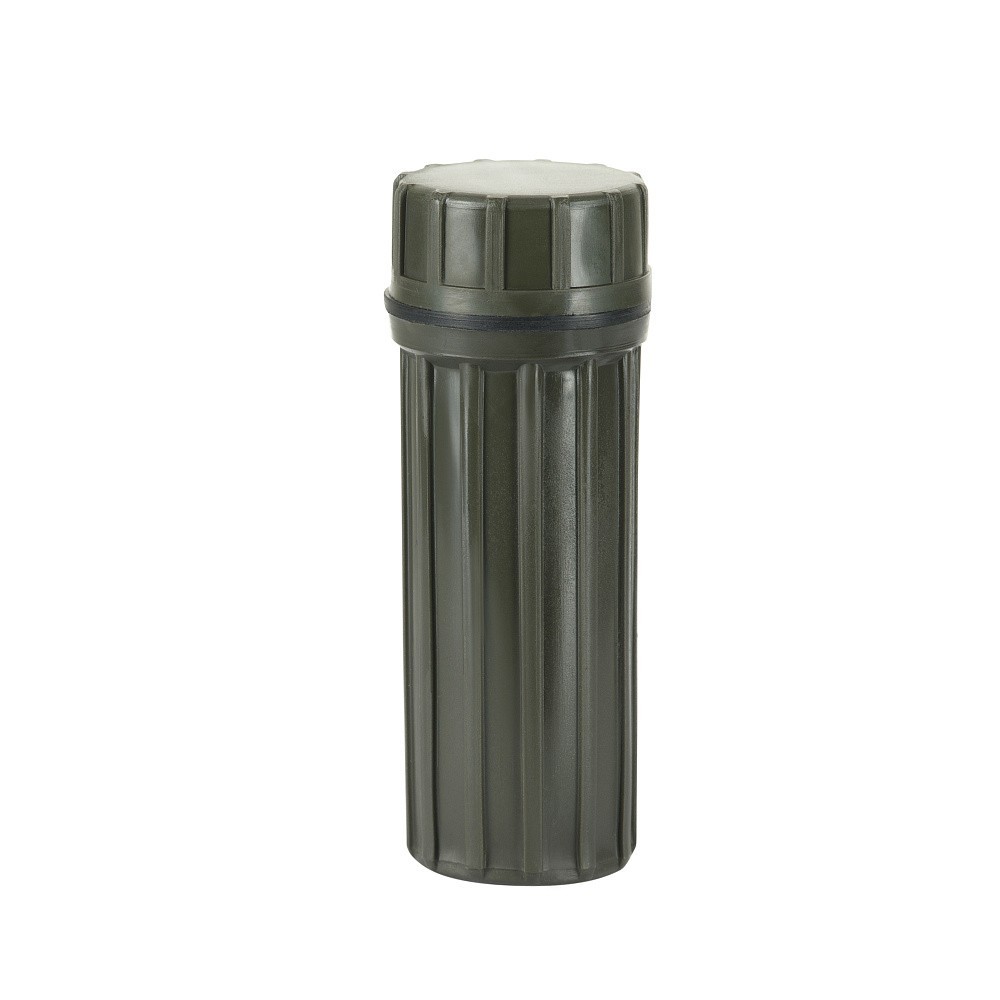 M-Tac Waterproof Match Case EDC Storage Container w Flint Mirror Polypropylene