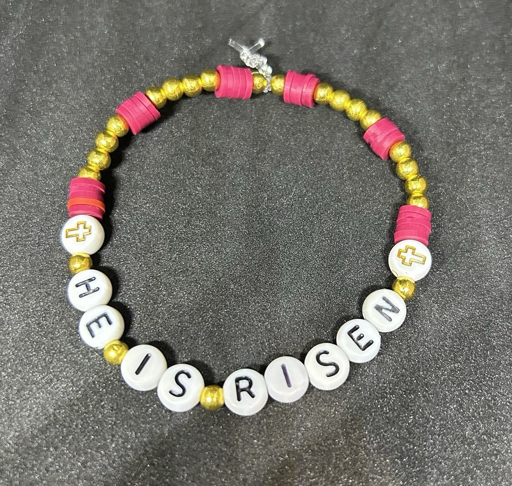 He Is Risen (Happy Easter) Heishi Bracelet