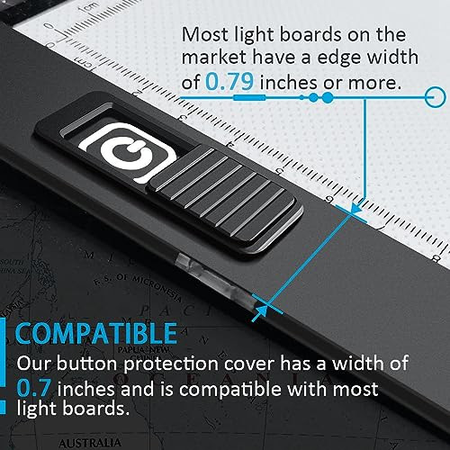 Light Pad Switch Cover Slide, Diamond Painting Touch Button Protector Cover