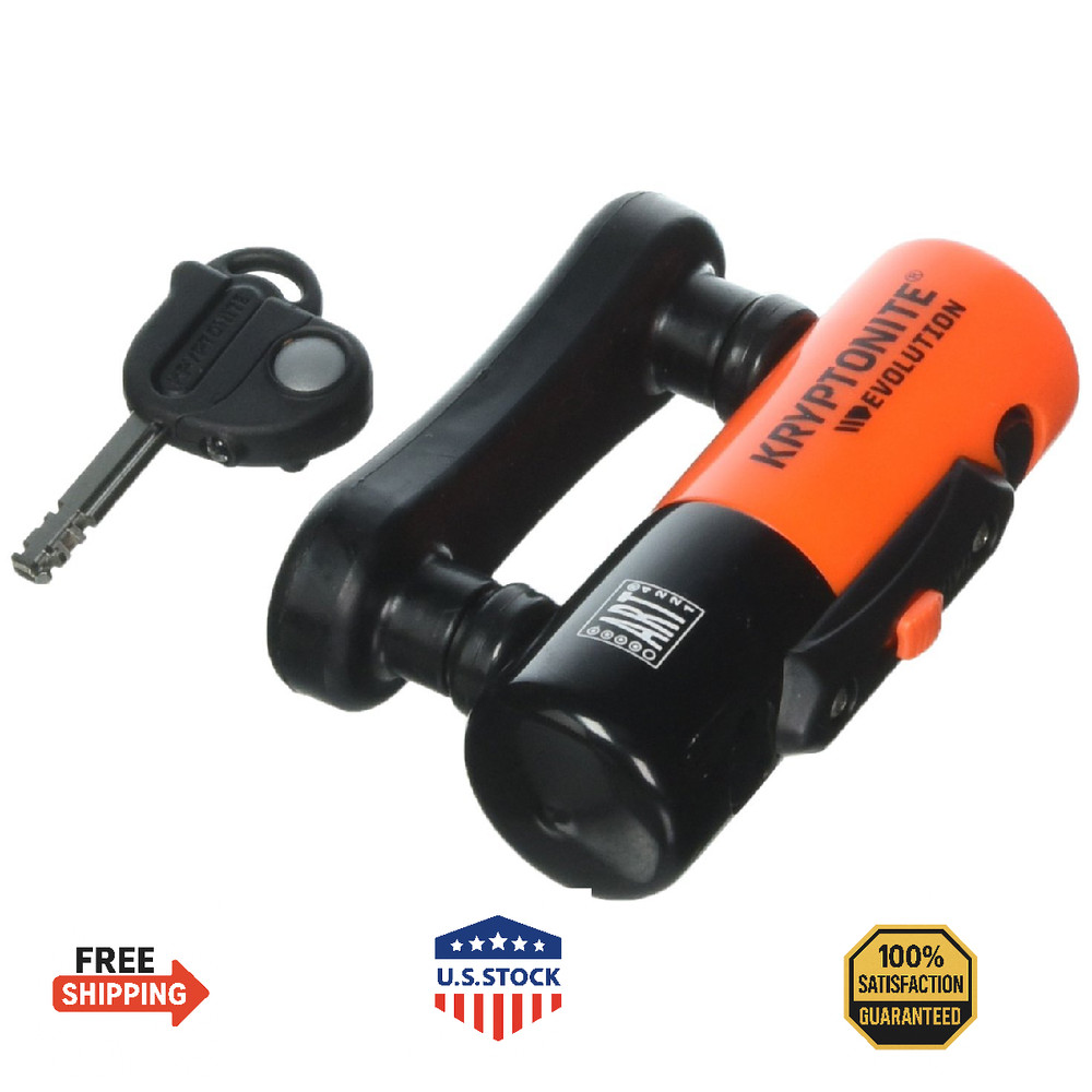 Kryptonite Evolution Compact Disc Lock, 13mm Hardened Max-Performance Steel Shac