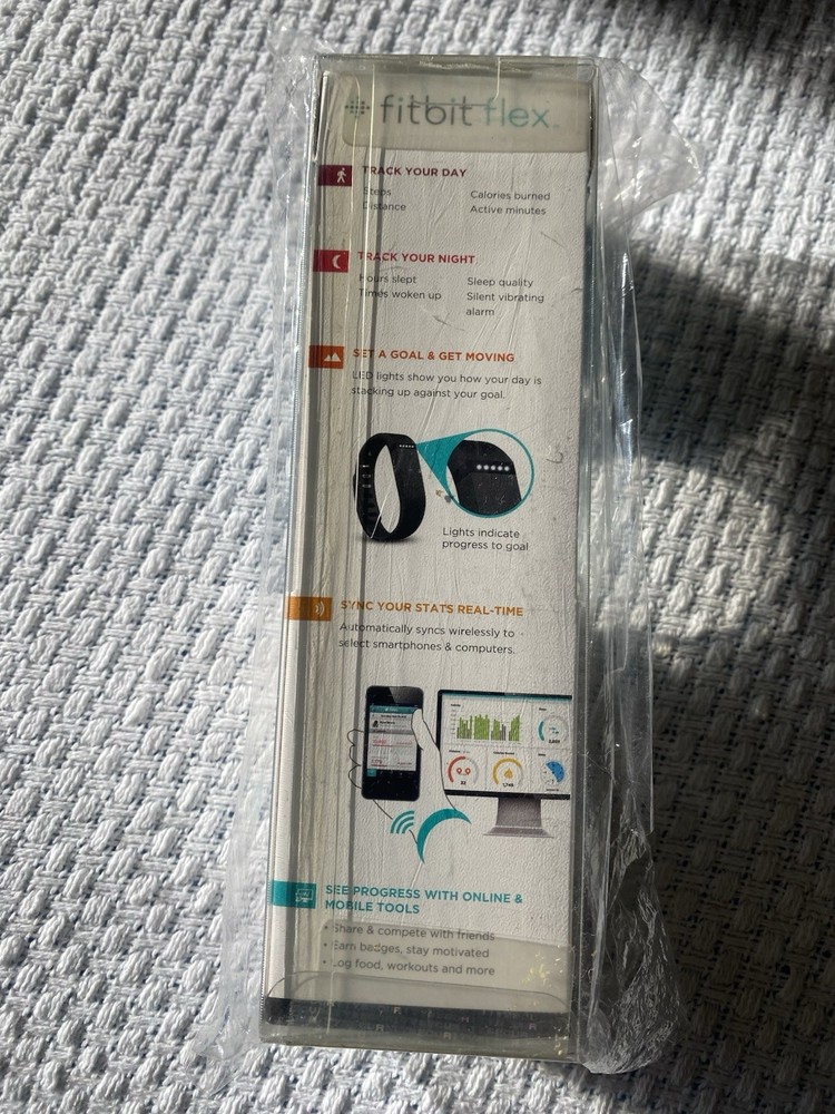 Fitbit Flex Green Wireless Activity Tracker Unopened New In Sealed Box