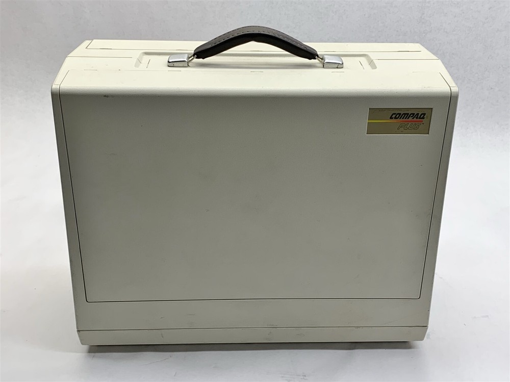 Vintage Compaq Plus Portable Briefcase Computer PC PARTS