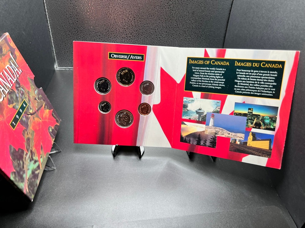 1994 Canada 5 Coins Set O Canada.