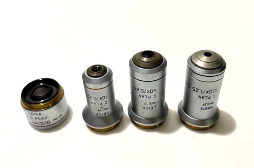 Leica Microscope DMLB C plan Objectives, DHL Shipping