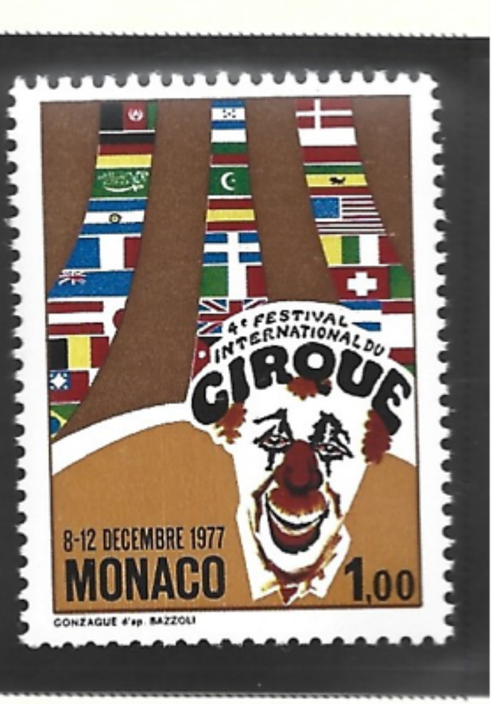 Monaco Stamp Scott #1087, Mint Never Hinged