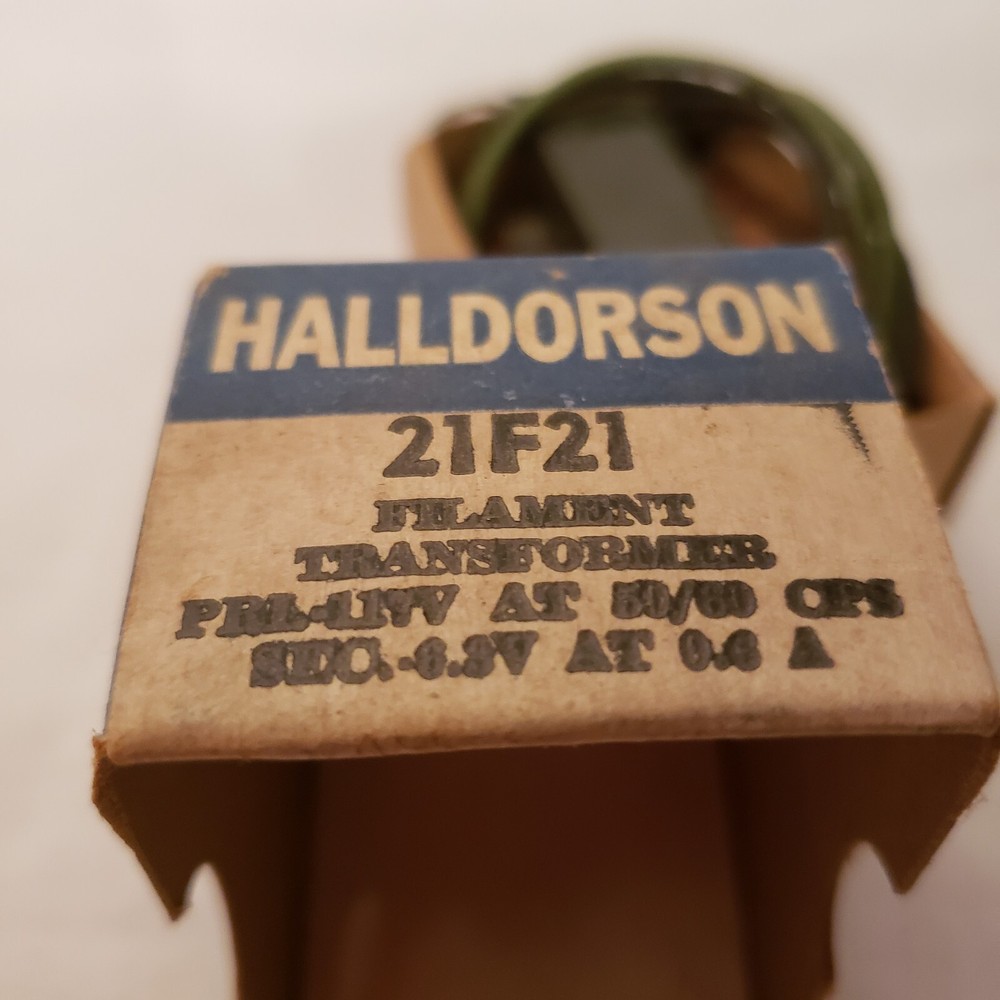 Halldorson 21f21 Filament Transformer Nos