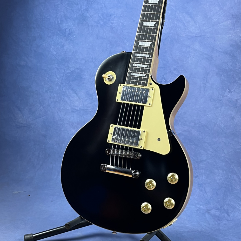 Matte Black Standard Electric Guitar ABR bridge chrome hardware free shipping