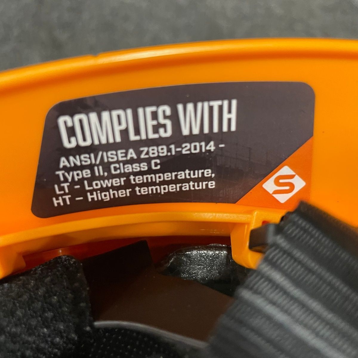 STUDSON SHK-1 Full Brim Vented Industrial Safety Helmet, Orange, SHK1-FB-CTOO