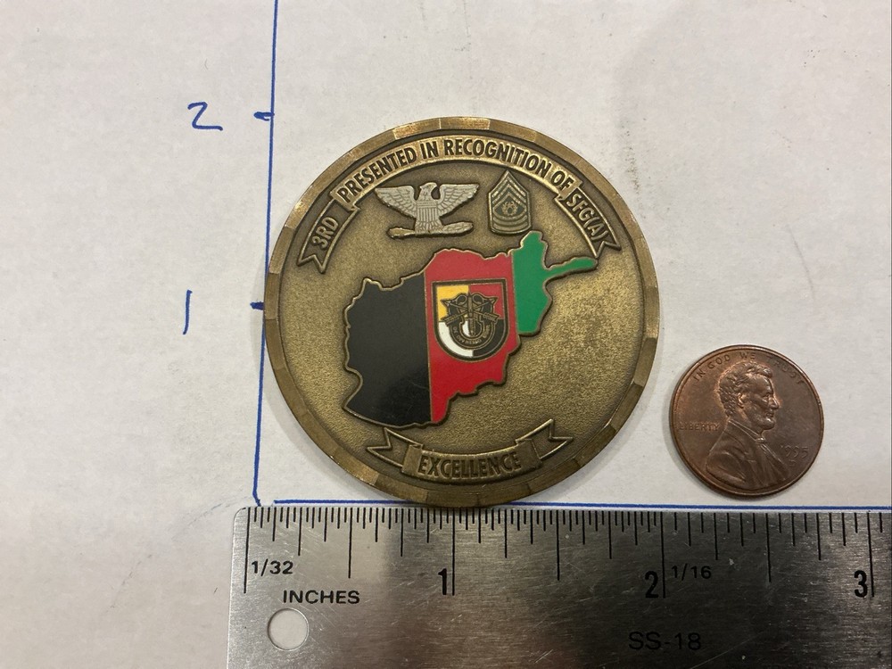 Third Special Forces Group Airborne Challenge Coin