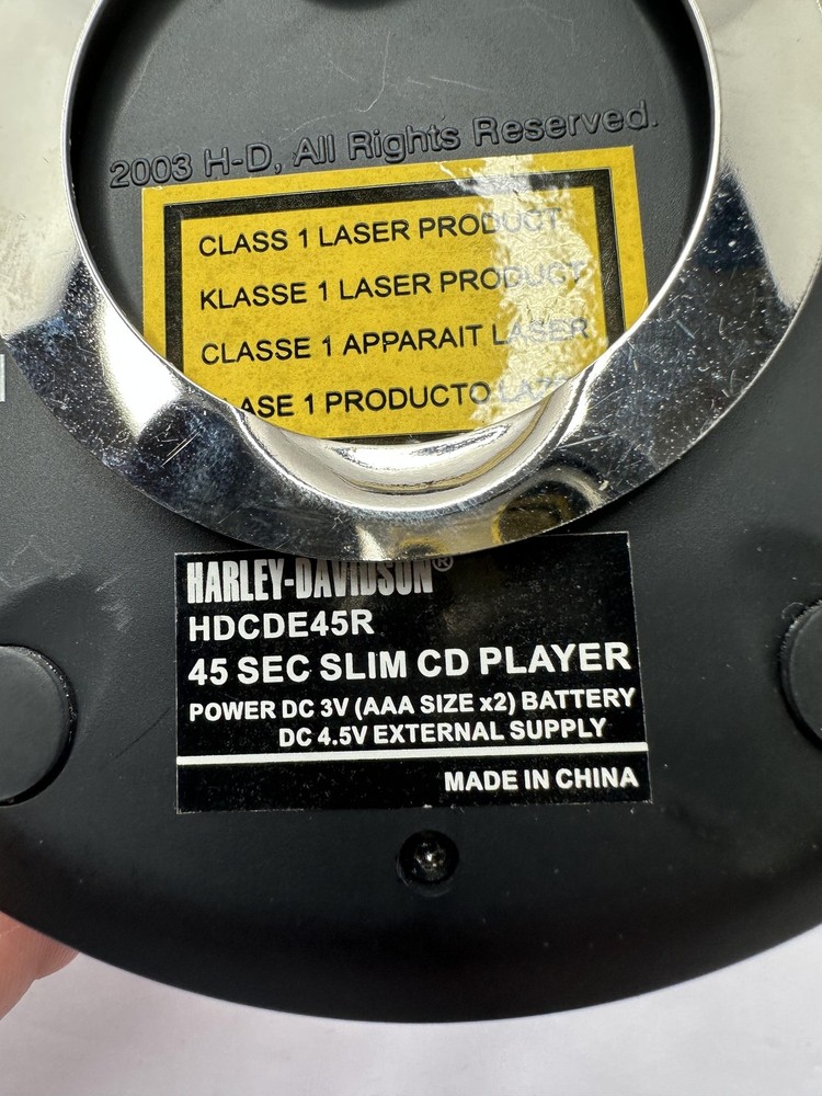 Harley-Davidson | Model: HDCDE45R Slim CD Player