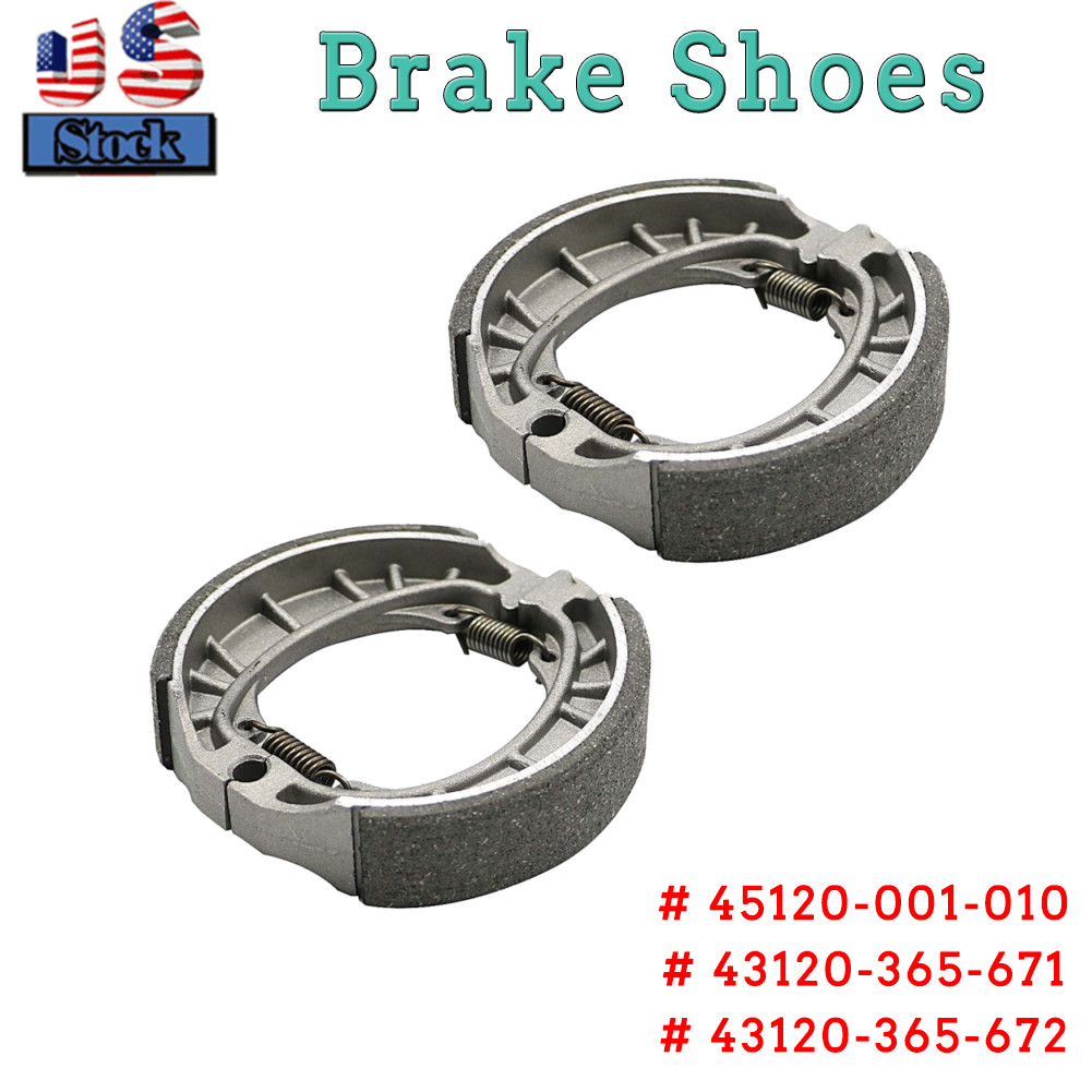 2 Pair Front Rear Brake Shoes Pads For Honda CL70 69-72 XR75 73-76 Z50 QA50 CT70