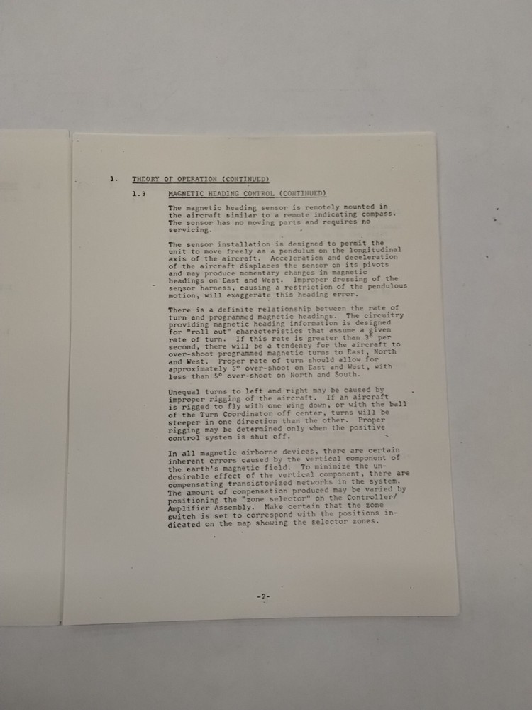 Brittain Industries Mooney Navigation Coupler Operation & Service Instructions