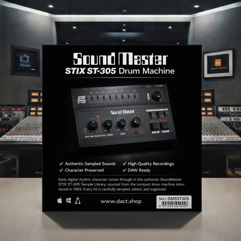 SoundMaster STIX ST-305 Drum Machine Sample Library
