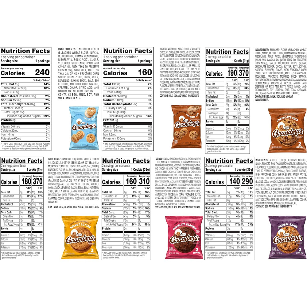 New Cookies Variety Pack 30 Pack Fast Shipping