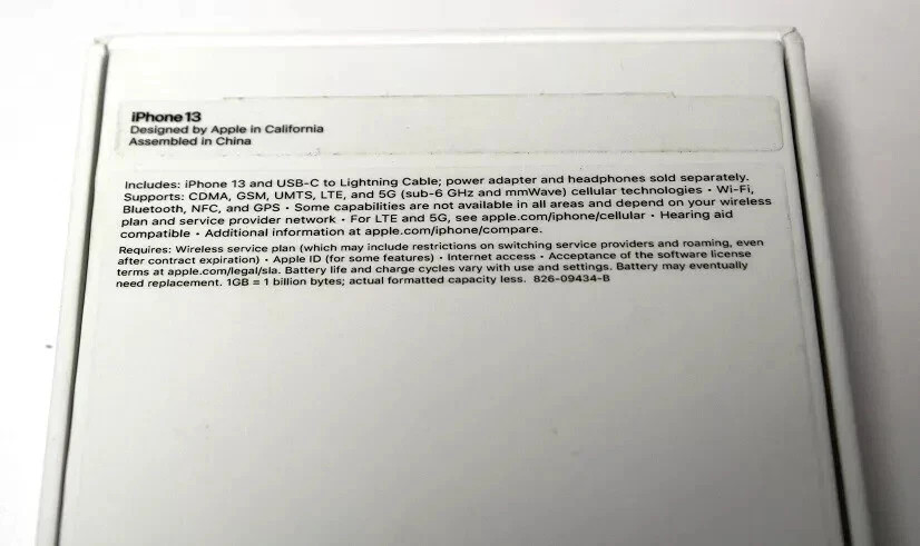 BRAND NEW SEALED Apple iPhone 13 128GB 5G WHITE Smartphone(FACTORY UNLOCKED)