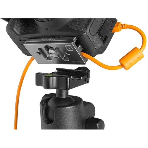 New Tether Tools TetherBlock QR Plus Quick Release Plate (Thunder Gray) #33794