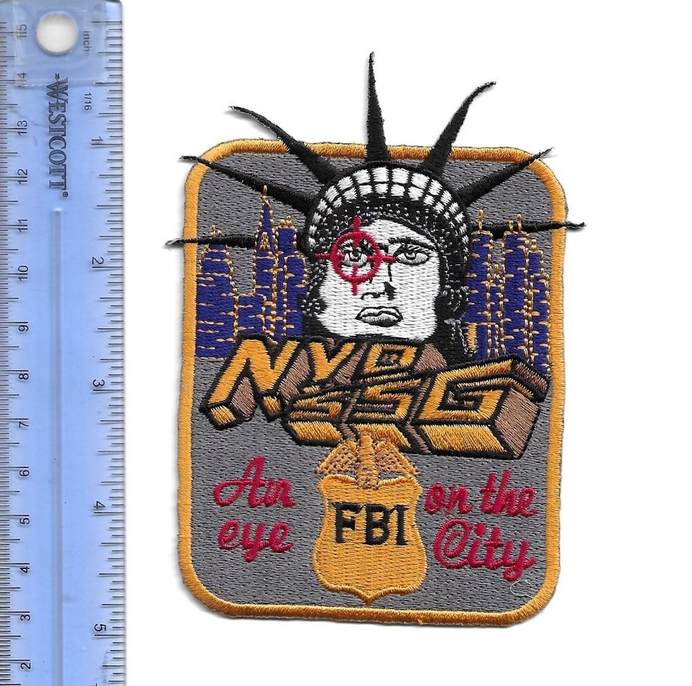 FBI NYD SSG - An Eye on the City - patch