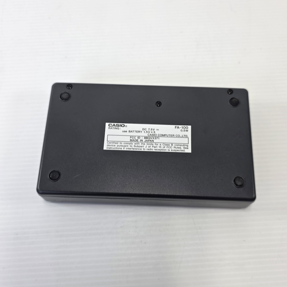 Casio FA‑100 Interface Unit Vintage Calculator RS‑232 Untested Japan