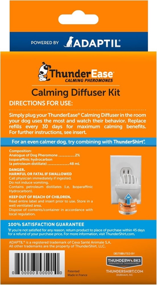 ADAPTIL Pheromone Diffuser Kit for Dogs - 30 Day Calming Solution for All Breeds