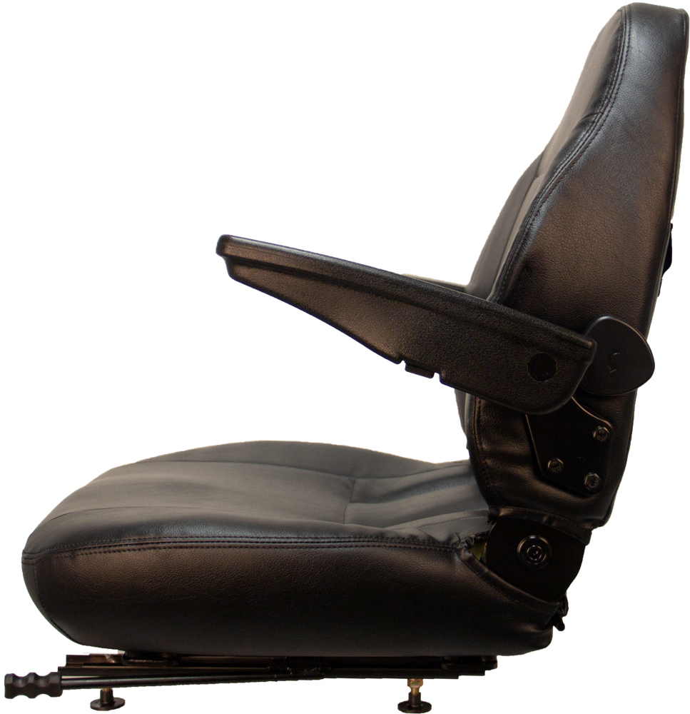 Replacement Tractor Seat w/ Armrests John Deere Case IH Massey Ferguson Ect.