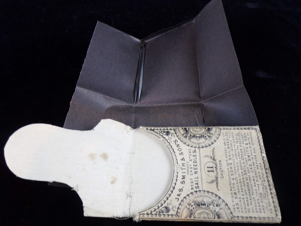 Sail Makers Needles Book with Needles J.A. Smith & Son
