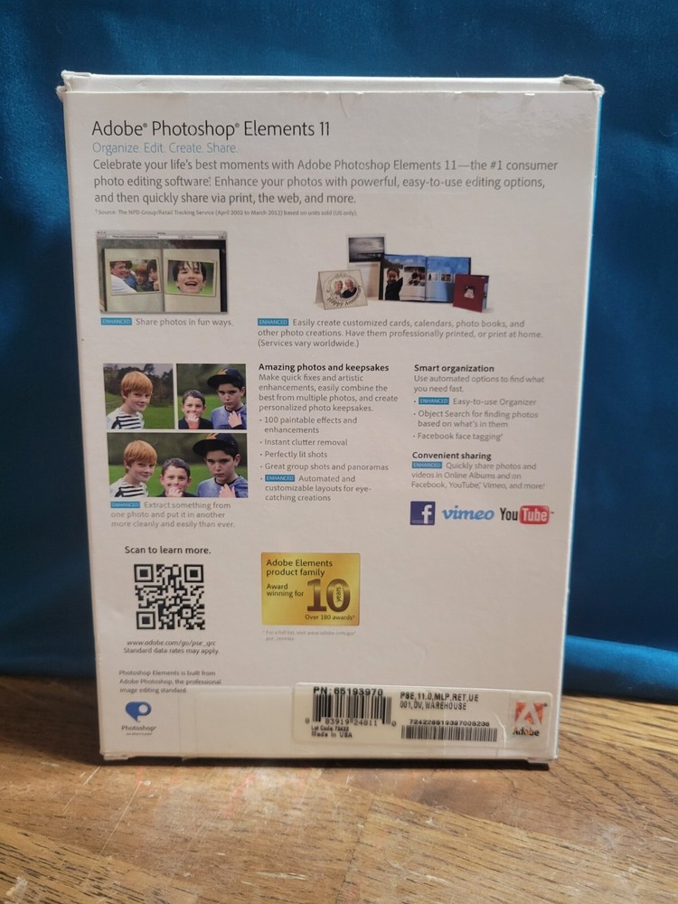 Adobe Systems 65193970 Photo/Image/Graphics Editing