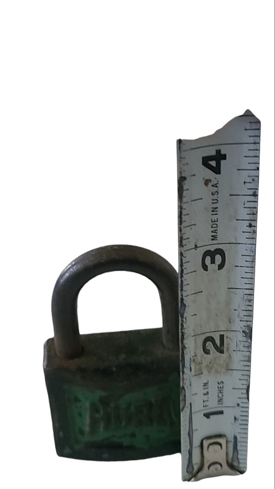 Vintage Hurd Padlock Lock No Key