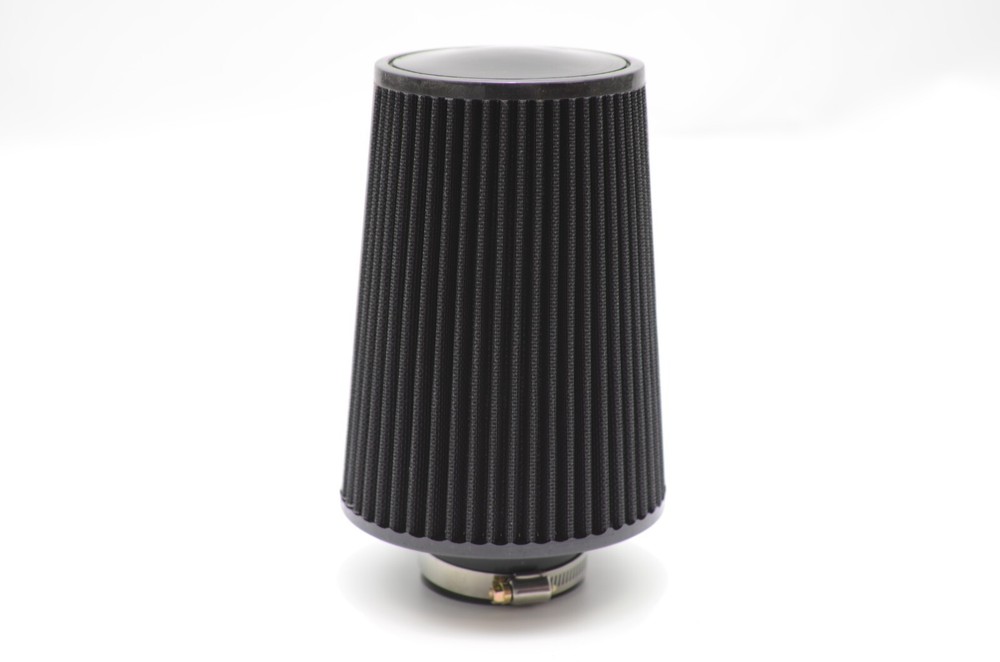 1320 Performance 4 inch Universal air filter cone reusable Tall version Black