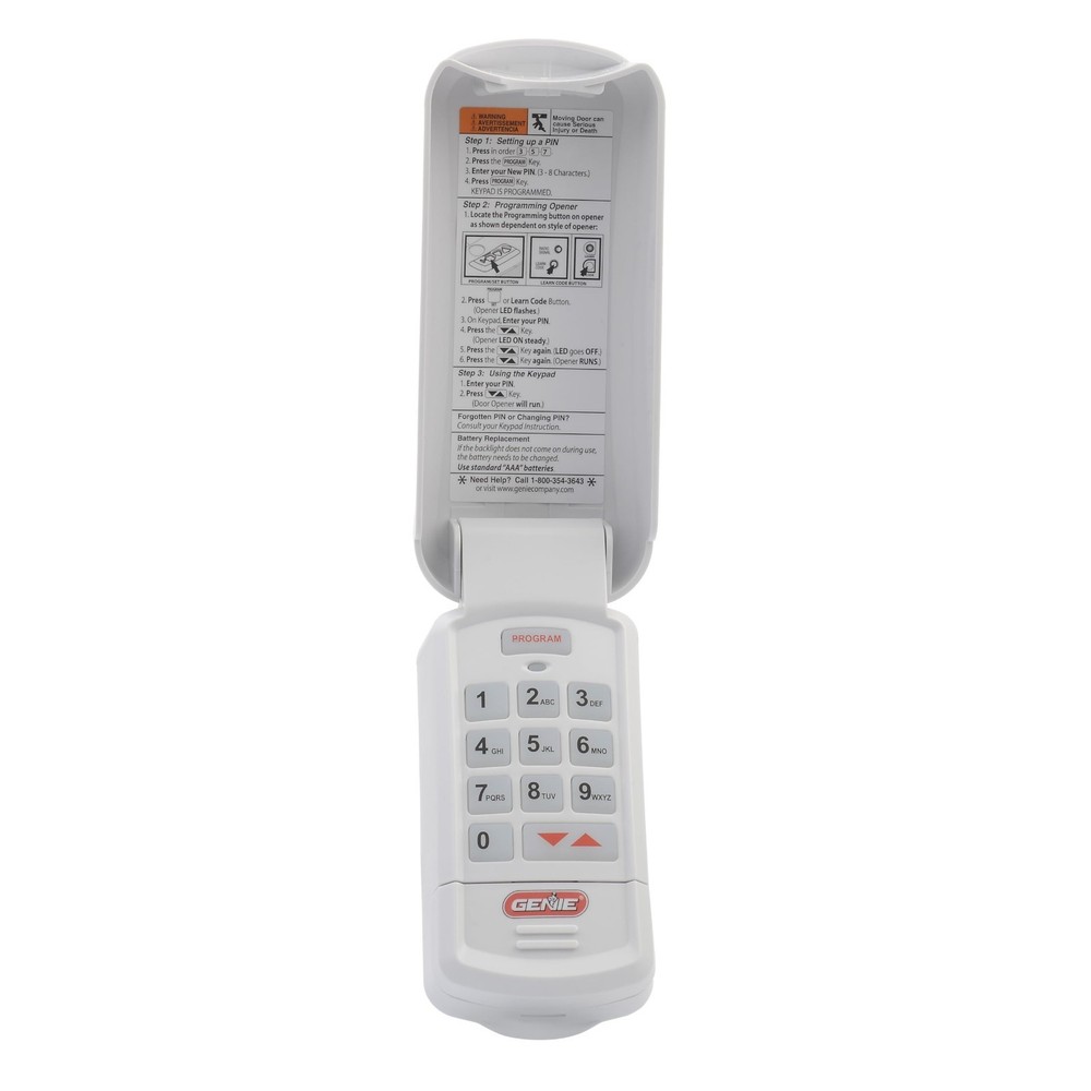 Wireless Keyless Garage Door Keypad - Secure Access for Intellicode Openers - Ea