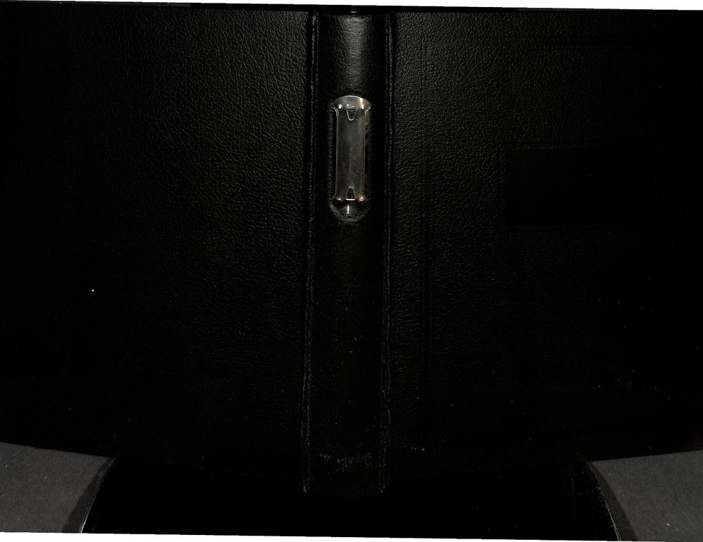 Minkus Binder & Dustcase, 3 Ring, Unlabeled, Used Condition