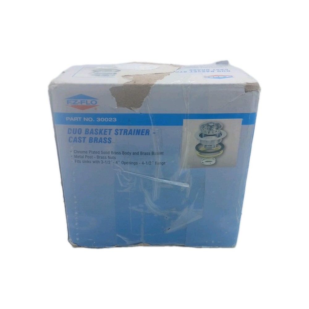 EZ-FLO 30023 Duo Basket Sink Strainer Cast Brass