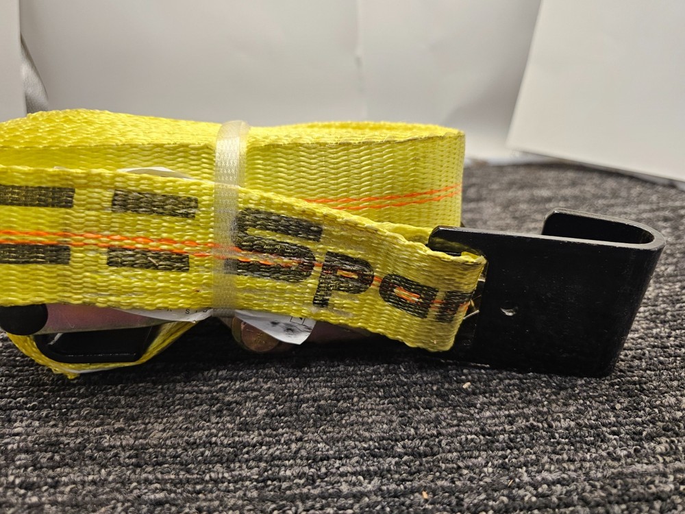 Spanset 20ft Ratchet Strap 3335 lbs Capacity Yellow