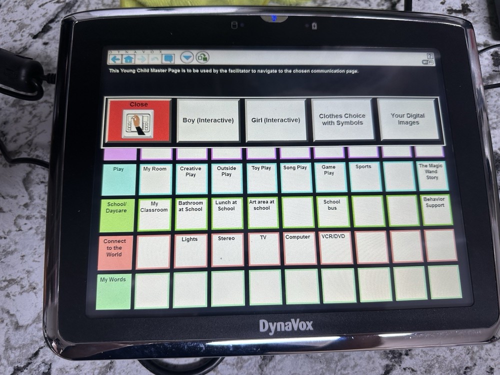 DynaVox Maestro Tablet Speech Communication Device Series 5 SEE DESCRIPTION